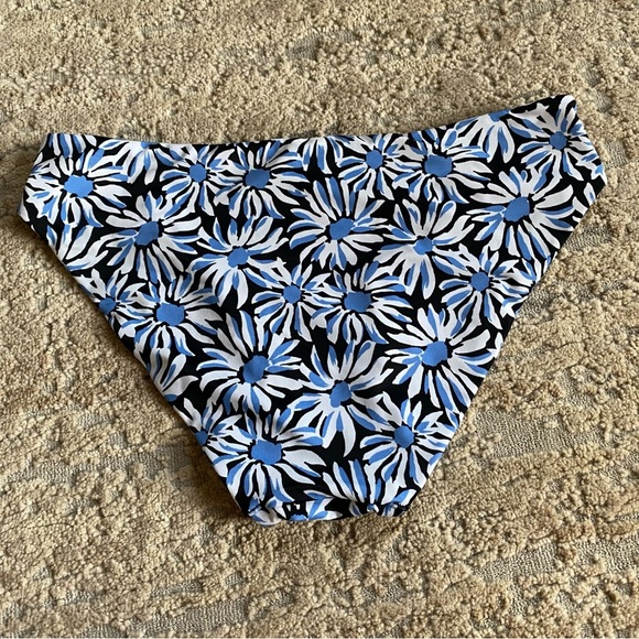 Cuup Bikini Bottoms Bloom Cloud Lined Blue White Black Daisy Floral Print: 2 - Picture 6 of 7